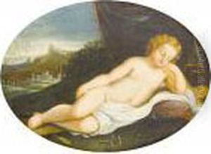 The Sleeping Infant Christ by Francesco Albani