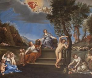 The Earthly Realm by Francesco Albani