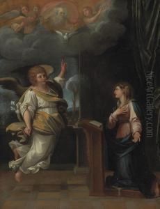 The Annunciation by Francesco Albani