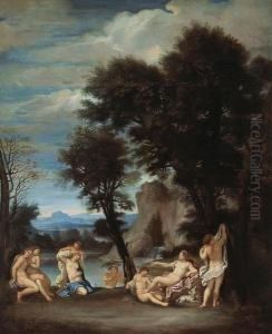 Diana And Callisto by Francesco Albani