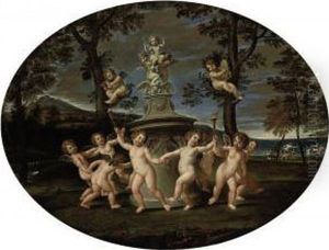 The Dance Of The Cupids by Francesco Albani