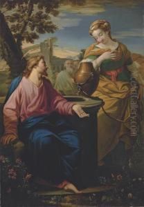 Christ And The Woman Of Samaria