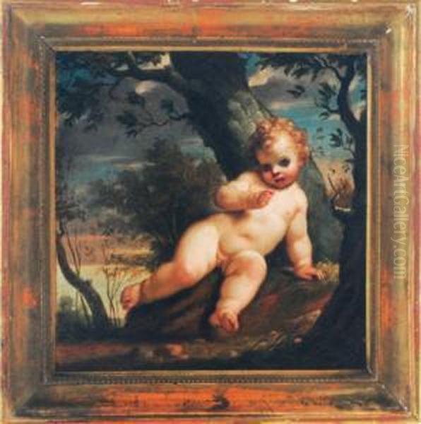 A Putto In A Forest - view 1