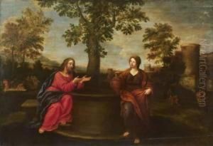Le Christ Et La Samaritaine Au Puits