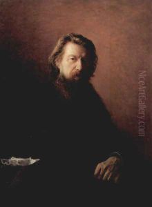 Portrait of Alexei Potechin by Nikolai Nikolaevich Ge