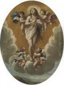 The Assumption Of The Magdalen by Francesco Albani