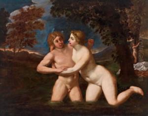 Salmaci E Ermafrodito by Francesco Albani