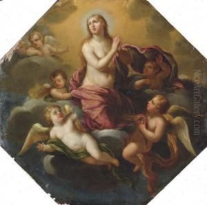 The Assumption Of The Magdalen by Francesco Albani