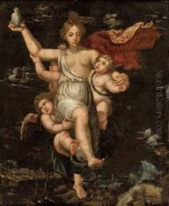 Die Gottin Pandora by Francesco Albani