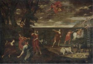 The Rape Of Europa by Francesco Albani