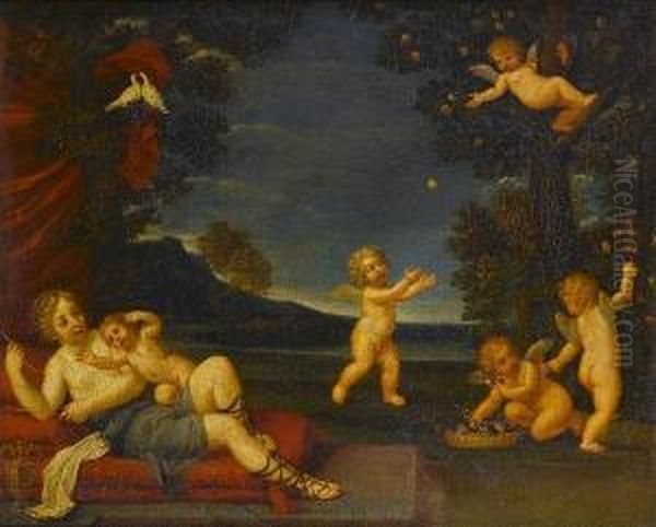 Venus And Cupid With Putti - view 1