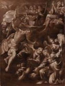 Cristo Risorto Appare Alla Vergine by Francesco Albani