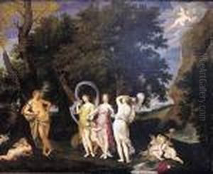 El Juicio De Paris by Francesco Albani
