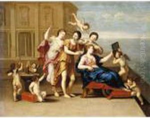 The Toilet Of Venus by Francesco Albani