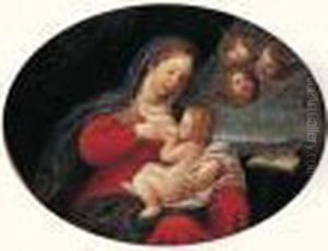 La Vierge A L'enfant by Francesco Albani
