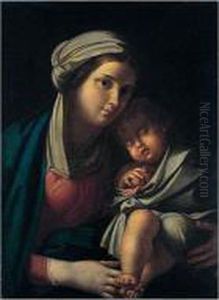 The Madonna And Child by Francesco Albani