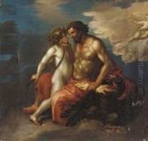 Jupiter And Ganymede by Francesco Albani