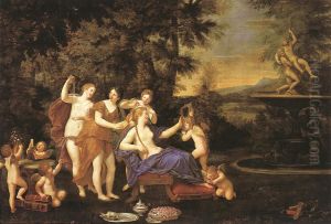 The Toilet Of Venus by Francesco Albani