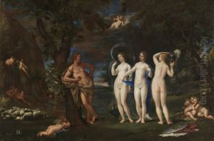 The Judgement Of Paris by Francesco Albani