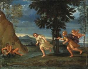 Apollo And Daphne by Francesco Albani