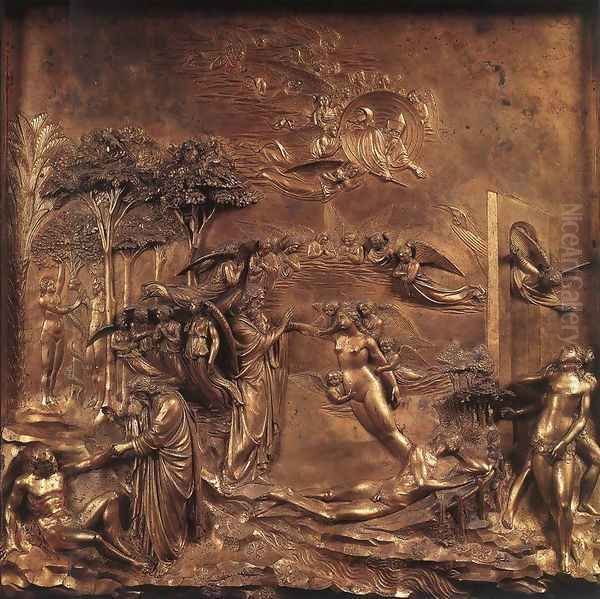 Adam and Eve in the Garden of Eden - view 1