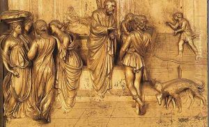 Isaac Sends Esau to Hunt by Lorenzo Ghiberti