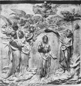 The Baptism of Christ by Lorenzo Ghiberti