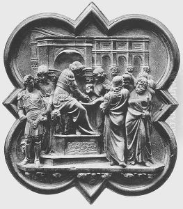 Pilate Washing His Hands by Lorenzo Ghiberti