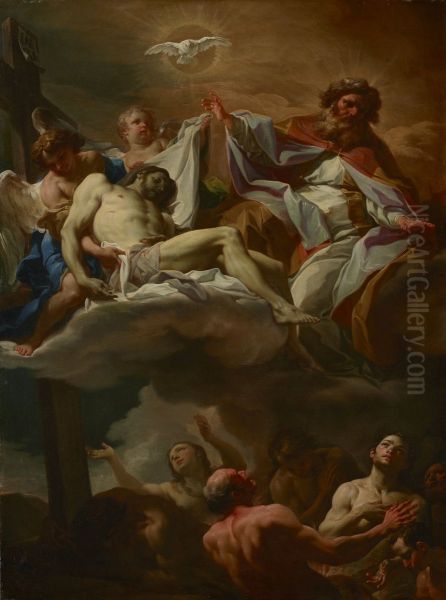The Trinity with Souls in Purgatory - view 1