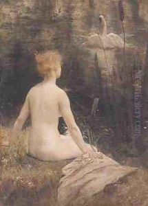 Leda and the Swan by Henri Gervex