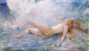 Tossed by a Wave by Henri Gervex