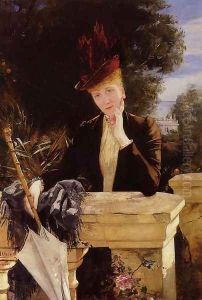 Portrait of Marie Clotilde de Faret, Comtesse de Fournes by Henri Gervex