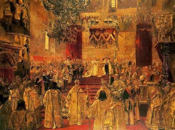 The Coronation of Nicholas II by Henri Gervex