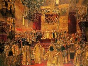 The Coronation of Nicholas II by Henri Gervex