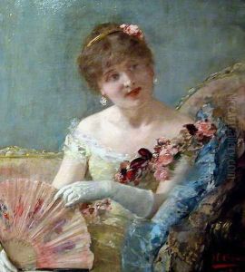 Woman in the range by Henri Gervex