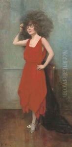 La robe rouge by Henri Gervex