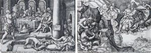 A Pair Of Works From Lazarus by Heinrich Aldegrever
