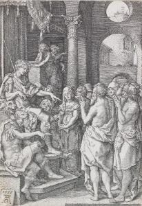 Susannah And The Elders by Heinrich Aldegrever