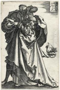 Tanzendes Paar by Heinrich Aldegrever