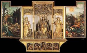 Isenheim Altarpiece (third View) 1515 by Matthias Grunewald (Mathis Gothardt)
