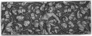 Ornament Mit Ranken Und Einem Kind by Heinrich Aldegrever