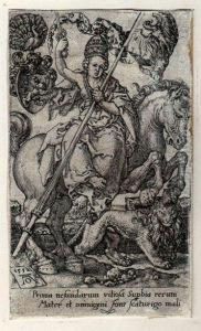 L'envie. Planche D'une Suite Des Sept Vices by Heinrich Aldegrever