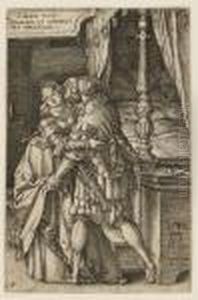 Amnon Och Thamar by Heinrich Aldegrever