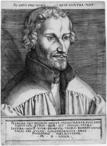 Bildnis Philip Melanchthon by Heinrich Aldegrever