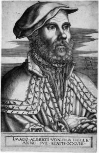 Albert Van Der Helle Im Alter Von 28 Jahren by Heinrich Aldegrever
