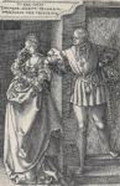 Cinque Calcografie Tratte Dal
Ciclo Diviso In Sette Parti "die Geschichte Von Ammon Und Tamar" - view 1
