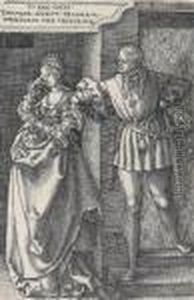 Cinque Calcografie Tratte Dal
Ciclo Diviso In Sette Parti "die Geschichte Von Ammon Und Tamar" by Heinrich Aldegrever