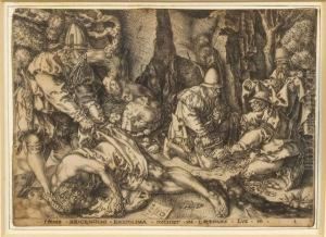 The Good Samaritan by Heinrich Aldegrever