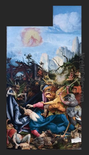 The Temptation of St. Anthony (The Isenheimer Altarpiece) 1510-1515 - view 1