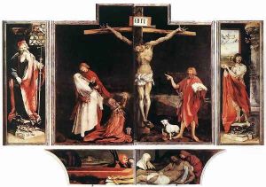 Isenheim Altarpiece (first View) 1515 by Matthias Grunewald (Mathis Gothardt)